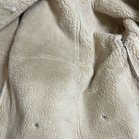 Faux Fur Aviator Jacket - Picture 5 of 6